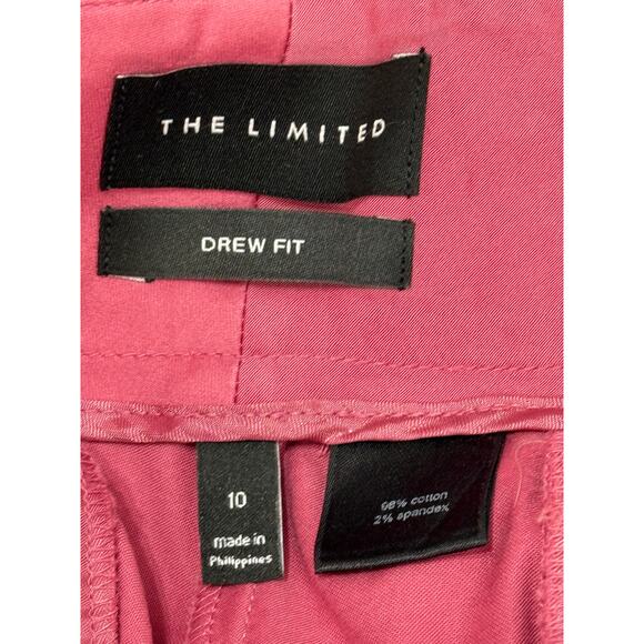 The Limited Drew Fit Dusty Rose Pink Medium Waist Capri Career Pants Size 8/10 - Picture 7 of 8